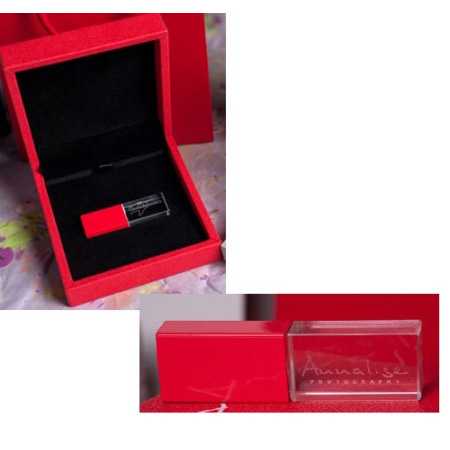 USB CRYSTAL ROUGE