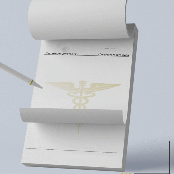 Bloc ordonnancier personnalisé