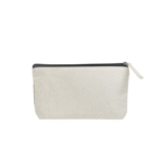 Trousse en toile de coton avec zip coloré – Image 7