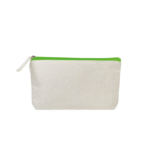 Trousse en toile de coton avec zip coloré – Image 5