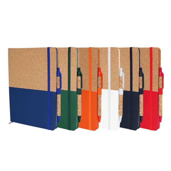 Carnet en liège avec stylo