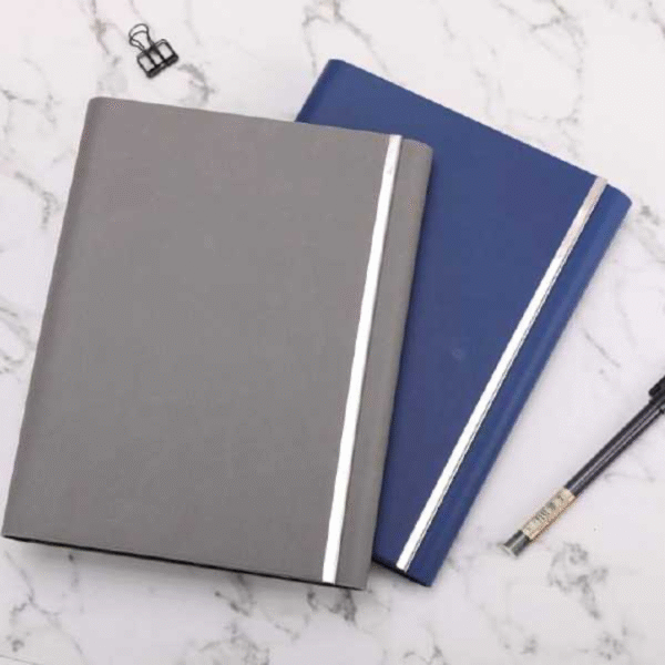 Carnet professionnel en simili cuir