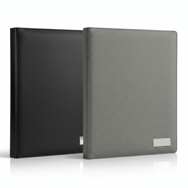 Dossier de présentation en simili cuir