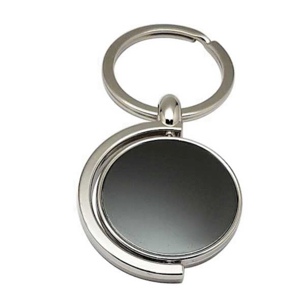 Porte clés métal double face