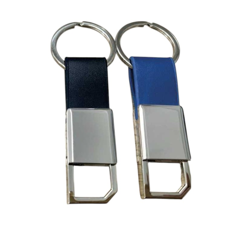 PM8509-1.png Porte clé personnalisable en simili cuir et métal – Image 1