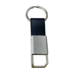 Porte clé personnalisable en simili cuir et métal – Image 3