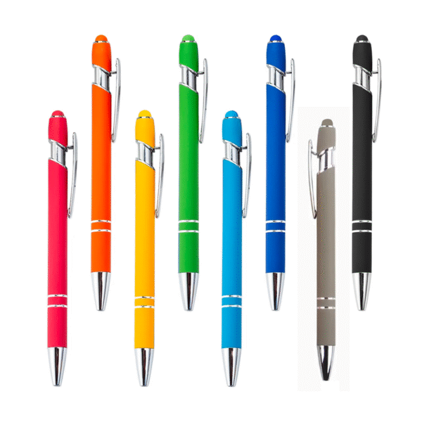 Stylo bille en métal coloré