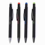 Stylo bille personnalisable avec stylet tactile coloré