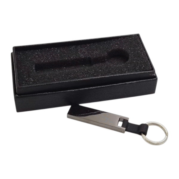 Clé USB en métal avec anneau porte-clés