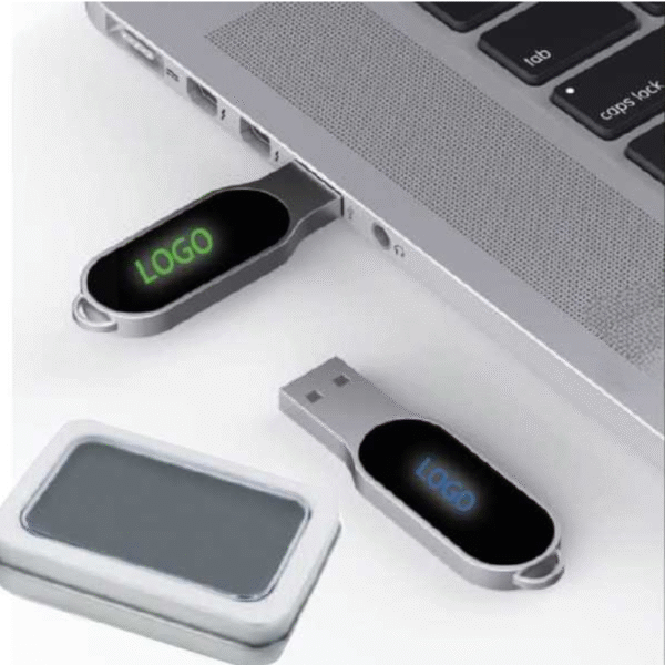 Clé USB métal lumineux