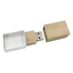 Clé USB en bois et cristal – Image 2