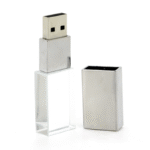 Clé USB personnalisable en métal et cristal