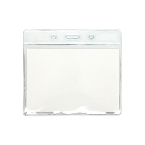 Porte-nom transparent