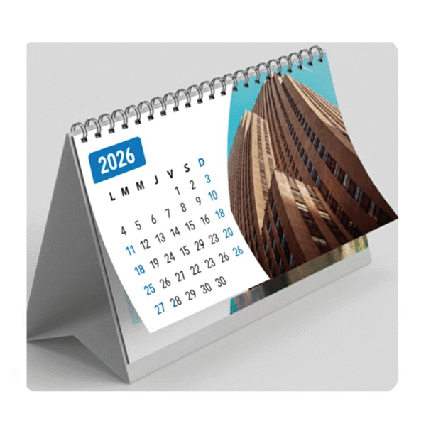 Calendrier de bureau personnalisé