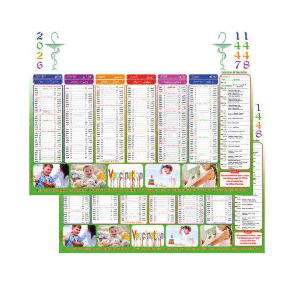 Calendrier de Vaccination 2026