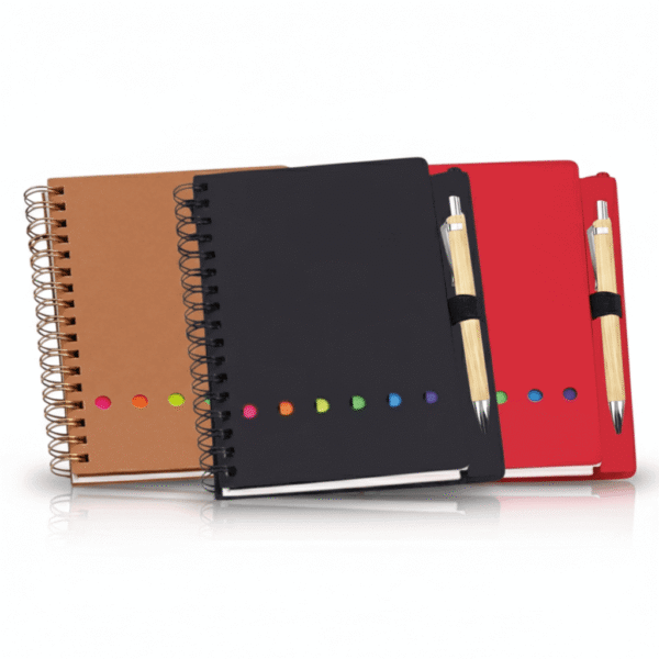 Bloc note écologique avec spirale