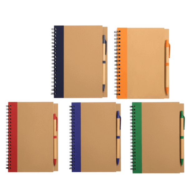 Carnet en liège avec stylo assorti